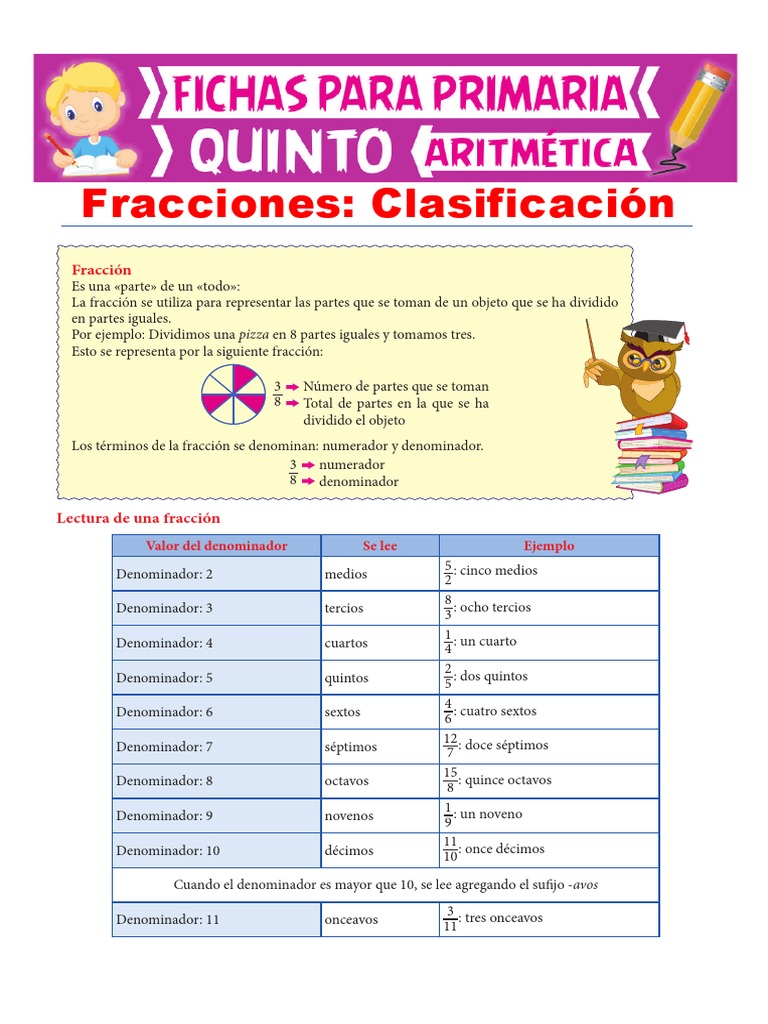 Actividades de Fracciones 5to Grado | PDF | Matemáticas