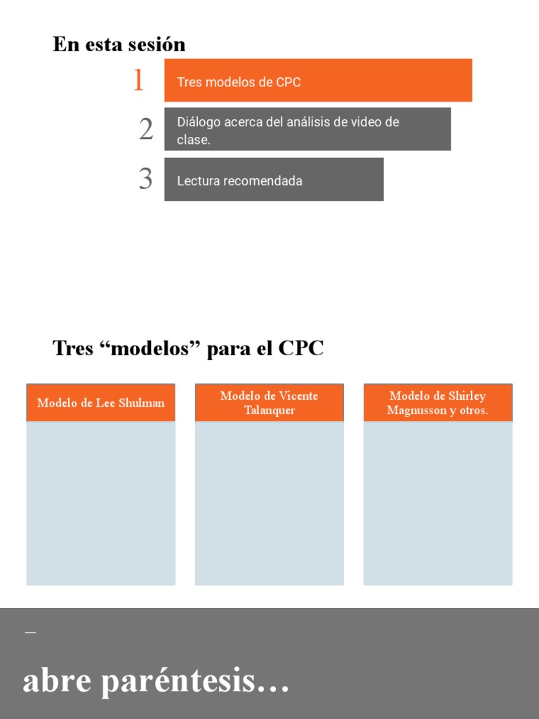 CPC MN 03 Modelos CPC | PDF | Maestros | Conocimiento