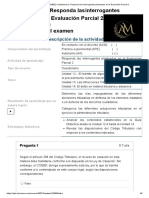 10 DE 10 - 2B - D. TRIBUTARIO Cuestionario 2 - Responda Las Interrogantes Planteadas en La Evaluación Parcial 2 - AM