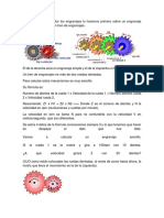 Calculo de Tren de Engranajes