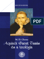 Aquinoi Szent Tamas Es A Teologia Chenu