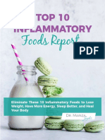 DR Mariza Top 10 Inflammatory Foods Report