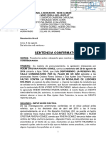 Exp. 00067-2020 Lesiones Dolosas y Culposas - Sentencia Confirmatoria