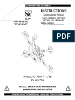 Manual Rotator/Tilter Instructions