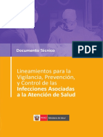 Lineamientos Vigilancia IAAS Peru 2016