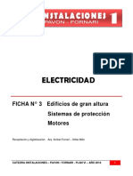 Ficha #3 - Edificios Gran Altura. Sistemas de Protección. Motores Instalaciones Pavon Fornari