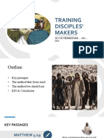 Training Disciples' Makers