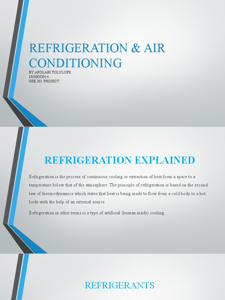 Refrigeration & Air Conditioning PDF Refrigerator Refrigeration