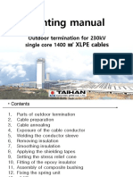 Jointing Manual: XLPE Cables