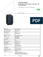 Altivar 320 Variable Frequency Drive VFD - ATV320D15N4B