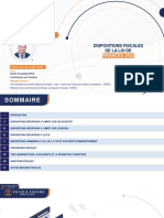 Dispositions Fiscales de La Loi de Finances 2022