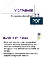 Security Database: (Pengamanan Basis Data)