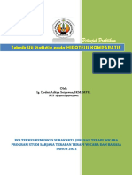 Biostatistika-Petunjuk Praktikum-UJI Statistik Pada Hipotesis KOMPARATIF