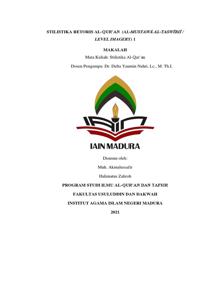 Gaya Bahasa Retoris dalam Al-Qur'an | PDF