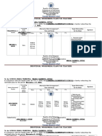 Individual Workweek Plan For Teacher: Department of Education