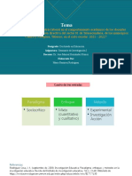 Cuadro de Tres Entradas - Paradigma - Enfoque - Método - MRR - Seminario de Investigación I