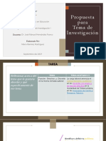 Tabla Del Tema Abordar - Tarea - MRR - Semenario de Inv. I