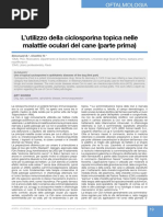 00127 l Utilizzo Della Ciclosporina Topica Nelle Malattie Oculari Del Cane Parte Prima