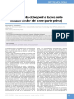 00127 l Utilizzo Della Ciclosporina Topica Nelle Malattie Oculari Del Cane Parte Prima