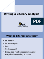 Literary Analysis