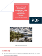 National Forest Invasive Plant Management EIS & The Czech Republic's EIA Process