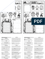 Cairn Character Sheet 2 Page Rules