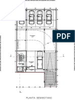 Planta Semisotano: Patio de Maniobra