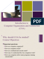 Introduction To Computer Organization and Architecture (COA)