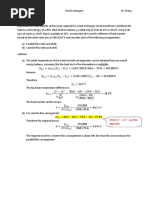 Heat Exchanger Questions