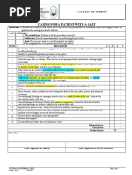 Cast Application Procedure Checklist | PDF