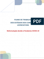 Plano de Trabalho Dos Estágios Dos Cursos de Licenciatura: Reformulação Devido À Pandemia COVID-19