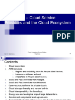 Cloud Service Providers and the Cloud Ecosystem