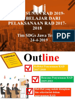 Penyusunan Rad 2019-2023 Belajar Dari Rad 2017-2018
