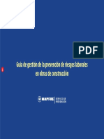 Guía de Gestión de La Prevención de Riesgos Laborales en Obras de Construcción