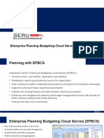 Enterprise Planning Budgeting Cloud Service (EPBCS)