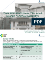Penggunaan Form A Dan Form B Rs Kariadi Semarang