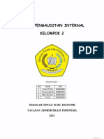 Kelompok 2 TUGAS PENGAUDITAN INTERNAL