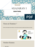 Pangajaran 1. Biantara