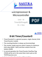 Microprocessor & Microcontroller: Unit - Iii Timer0 (Atmega8) Dr. J. Siva