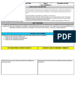 ST Johns Lutheran Primary School Unit Title Year 1 B-J Anderson Duration of Unit