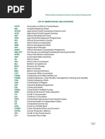 List of Abbreviations and Acronyms