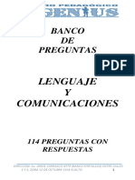 Banco de Preguntas Lenguaje y Comunicación Impresión