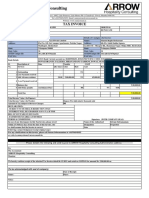 ARROW Hospitality Consulting: Tax Invoice