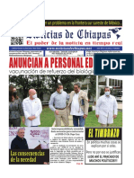 Periódico Noticias de Chiapas, Edición Virtual Miércoles 12 de Enero de 2022