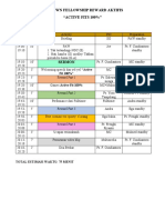 Rundown Khusus Fellowship Reward Aktivis