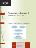 Assessment in Learning 1 Module 3 Weeks 6 8