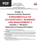 Activity Sheet in FABM2 Q1 W1 MELC1