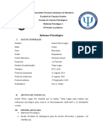 Informe Psicologico