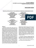 IMECE2005-82025: Practical Application of The Les Method To Mixing in Large Indoor Spaces