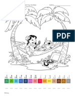 Disney Teachers Corner Math Paint by Number and Key Printable 0413 FDCOM